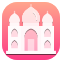 taj mahal icon