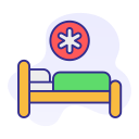 cama de hospital icon