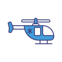 helicóptero de emergencia icon