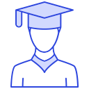 toga de graduación icon