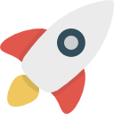 Rocket ship icon