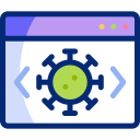 virus animated icon