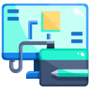 Graphic tablet icon