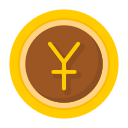 moneda de yuan icon