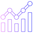 gráfica de crecimiento icon