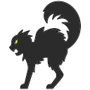 gato negro icon