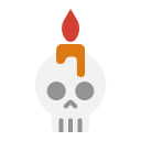 calavera de vela icon