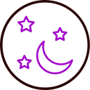 luna y estrellas 