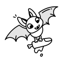 murciélago de halloween icon