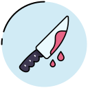 cuchillo ensangrentado icon