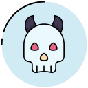 calavera de halloween icon