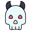 calavera de halloween icon