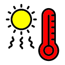 clima caluroso icon