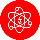 energía nuclear icon