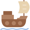 barco pirata icon