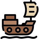 barco pirata icon