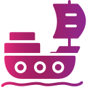 barco pirata icon