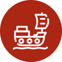 barco pirata icon