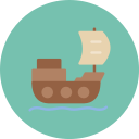 barco pirata icon