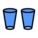 vaso de agua icon