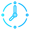 hora del reloj icon