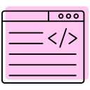 codificación de programación icon