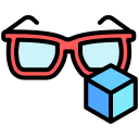 gafas 3d icon