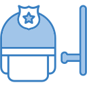 casco de policía icon