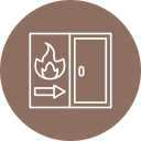 salida de incendios icon