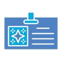 tarjeta de identificación icon