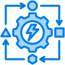 generación de energía icon