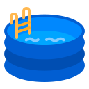 Inflatable pool icon