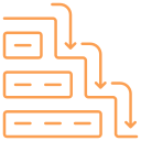 diagrama de cascada icon