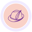 variante de sombrero icon