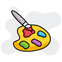 paleta de colores icon