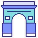 arco del triunfo icon