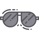 Cool glasses icon