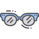 Borderline glasses icon