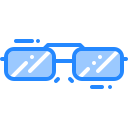 Rectangle glasses icon