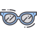 Womens glasses icon