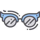 Cat glasses icon