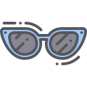 Womens glasses icon