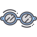 Baby glasses icon