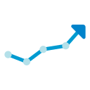 gráfico de progreso icon