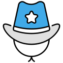 sombrero de vaquero icon