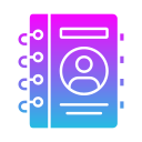 libreta de direcciones icon