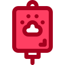 Blood bag icon