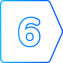 número 6 icon