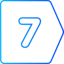 número 7 icon