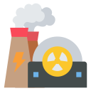 energía nuclear icon